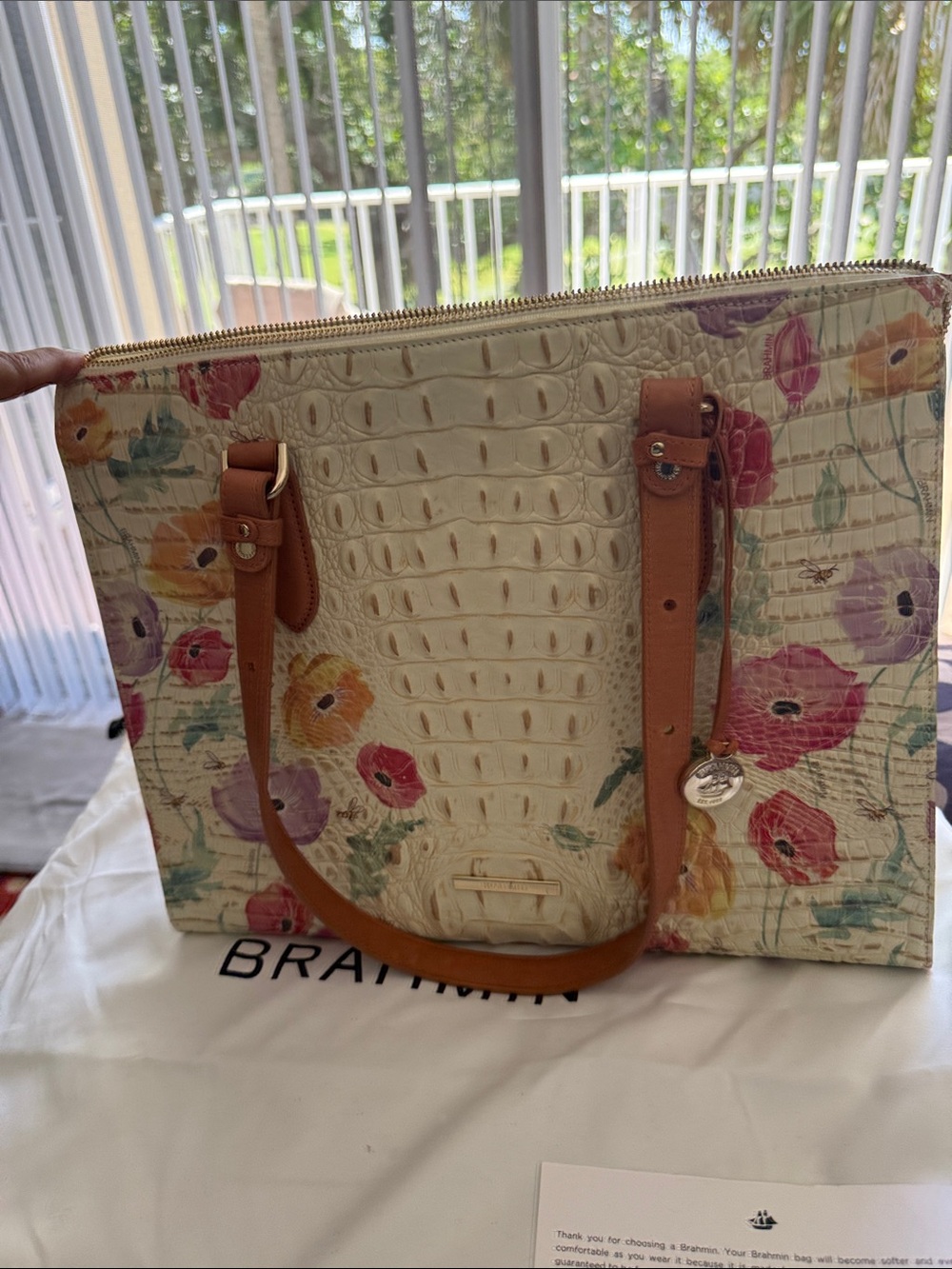 Brahmin Anywhere Tote - Multi Papaver